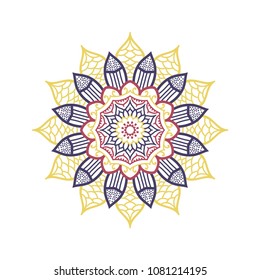 Modern mandala vector