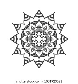 Modern mandala vector