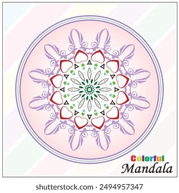 Modern Mandala vector beautiful design