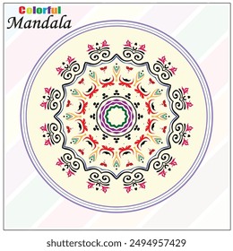 Modern Mandala vector beautiful design