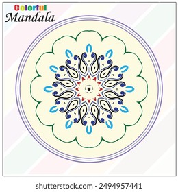 Modern Mandala vector beautiful design