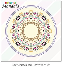 Modern Mandala vector beautiful design