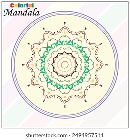 Modern Mandala vector beautiful design