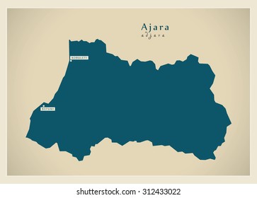 Modern Map - Ajara GE