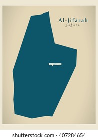 Modern Map - Al-Jifarah LY
