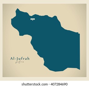 Modern Map - Al-Jufrah LY