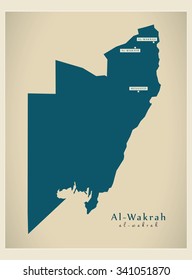 Modern Map - Al-Wakrah QA