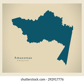 Modern Map - Amazonas CO