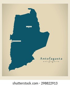 Modern Map - Antofagasta CL