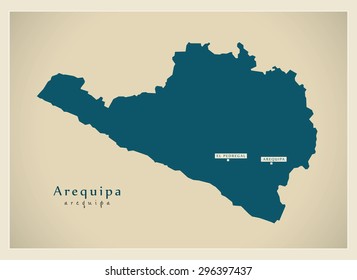 Modern Map - Arequipa PE