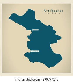 Modern Map - Artibonite HT