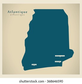Modern Map - Atlantique BJ