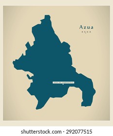 Modern Map - Azua DO