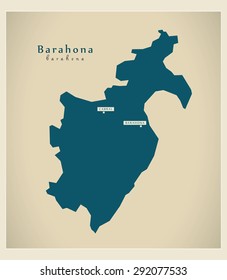 Modern Map - Barahona DO