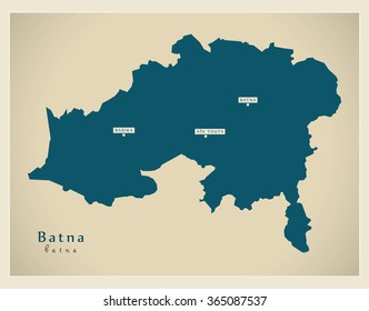 Modern Map - Batna DZ