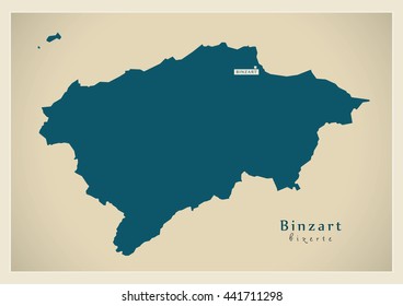 Modern Map - Binzart TN