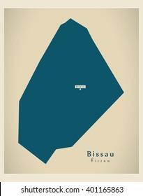 Modern Map - Bissau GW