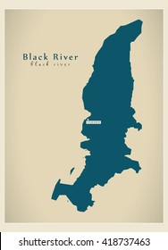 Modern Map - Black River MU