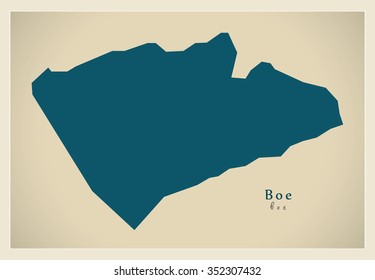 Modern Map - Boe NR