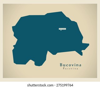 Modern Map - Bucovina RO svg