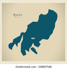 Modern Map - Busan KR