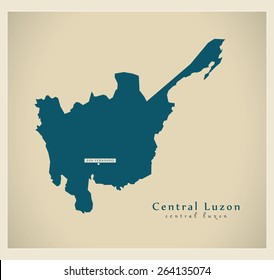 Modern Map - Central Luzon PH