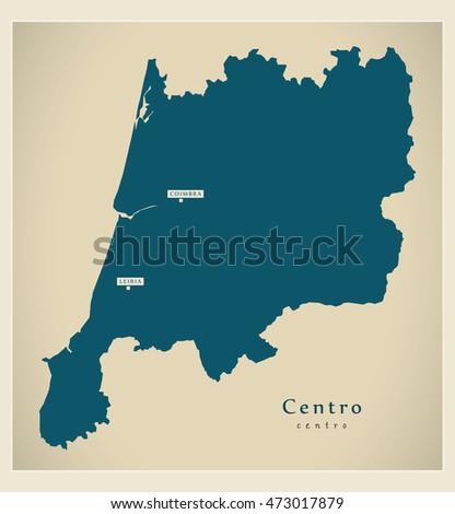 Modern Map - Centro Portugal refreshed PT