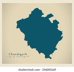 Modern Map - Chandigarh IN