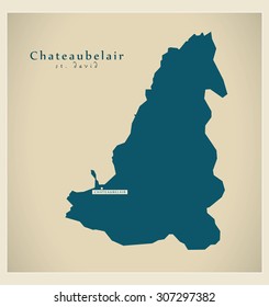 Modern Map - Chateaubelair VC