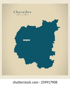 Modern Map - Chernihiv UA