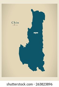 Modern Map - Chin MM