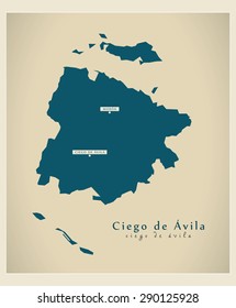 Modern Map - Ciego de Avila CU