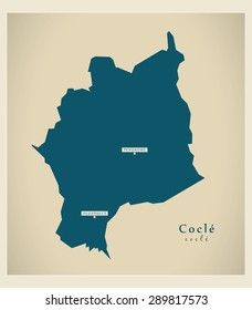 Modern Map - Cocle PA