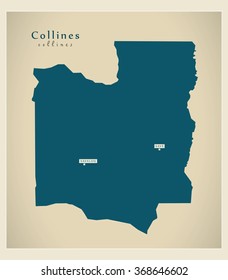 Modern Map - Collines BJ