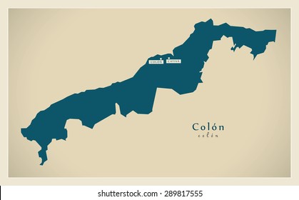 Modern Map - Colon PA