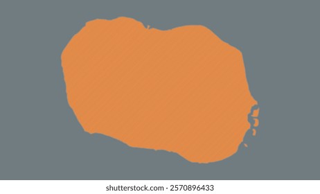 Modern Map of Cook Islands with Interactive Features, Flat design Cook Islands outline map.