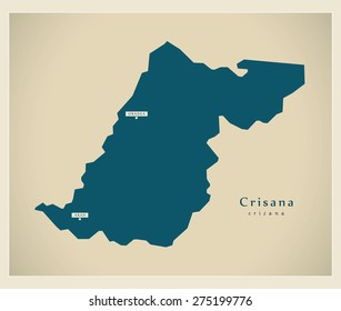 Modern Map - Crisana RO