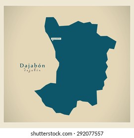 Modern Map - Dajabon DO