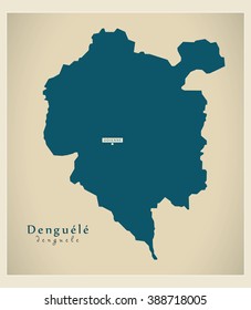 Modern Map - Denguele CI