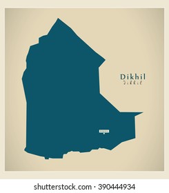 Modern Map - Dikhil DJ