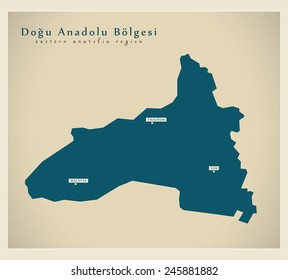Modern Map - Dogu Anadolu TR