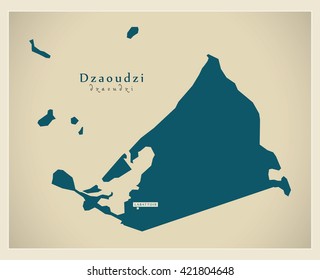 Modern Map - Dzaoudzi YT
