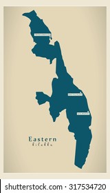 Modern Map - Eastern LK