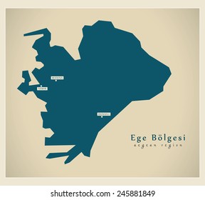 Modern Map - Ege TR