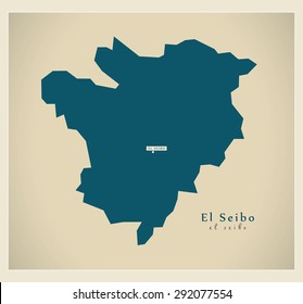 Modern Map - El Seibo DO