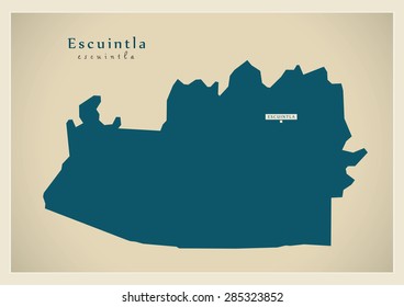 Modern Map - Escuintla GT