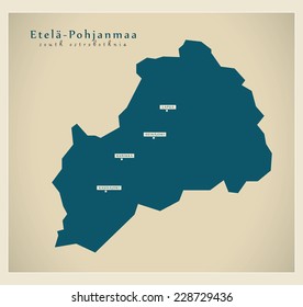 Modern Map - Etela-Pohjanmaa FI