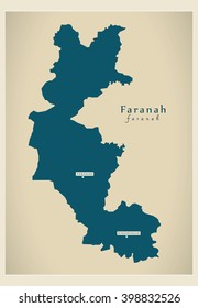 Modern Map - Faranah GN