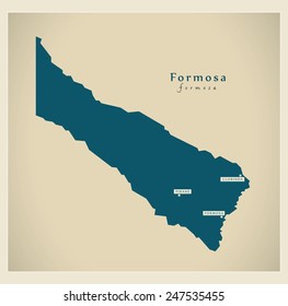 Modern Map - Formosa AR