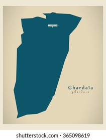 Modern Map - Ghardaia DZ